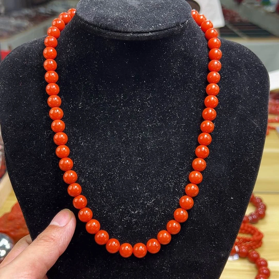 银S925镶嵌买南红玛瑙9mmmmm