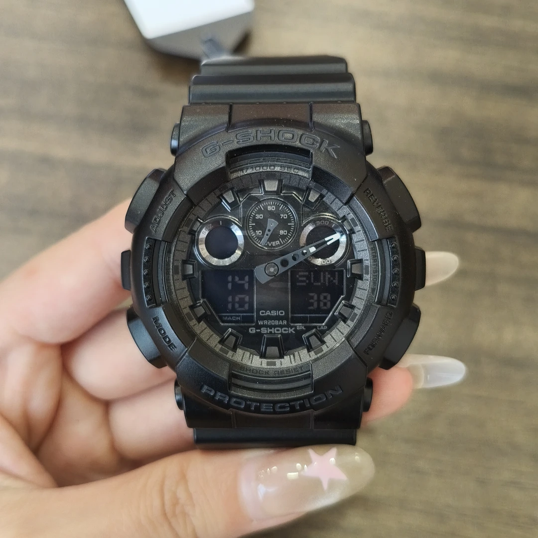 90新 Casio/卡西欧 黑武士拆弹专家同款GA-100CF(A478)