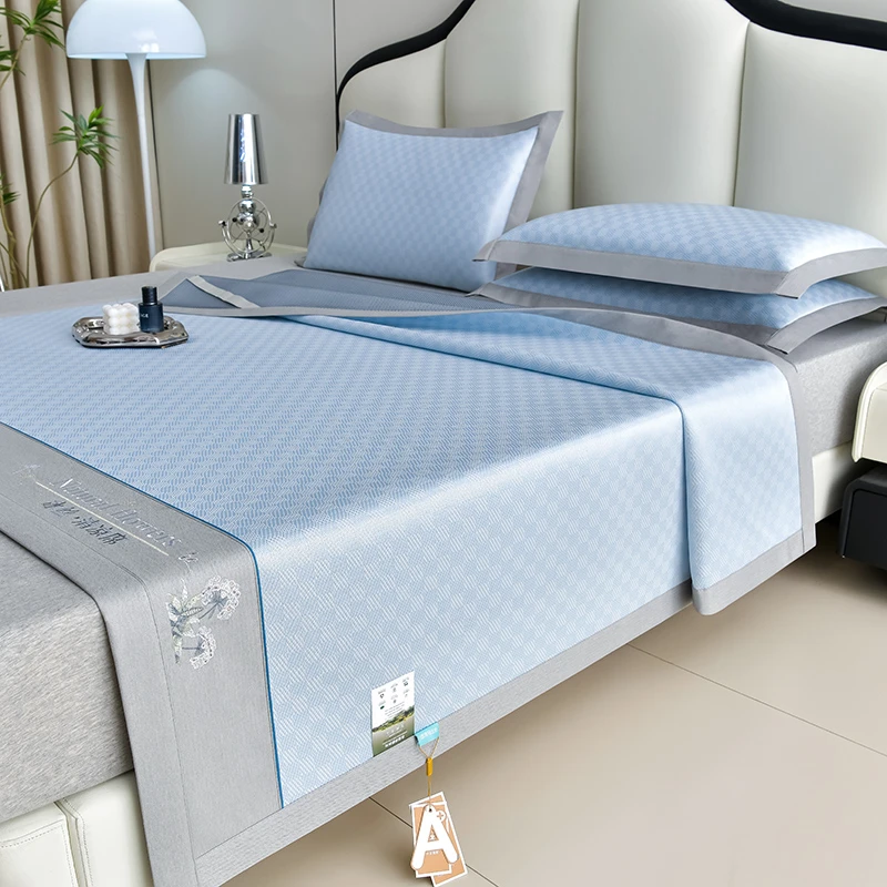 水星新家纺2025冰丝清凉席系列凉席藤席冰藤席夏天专用单人