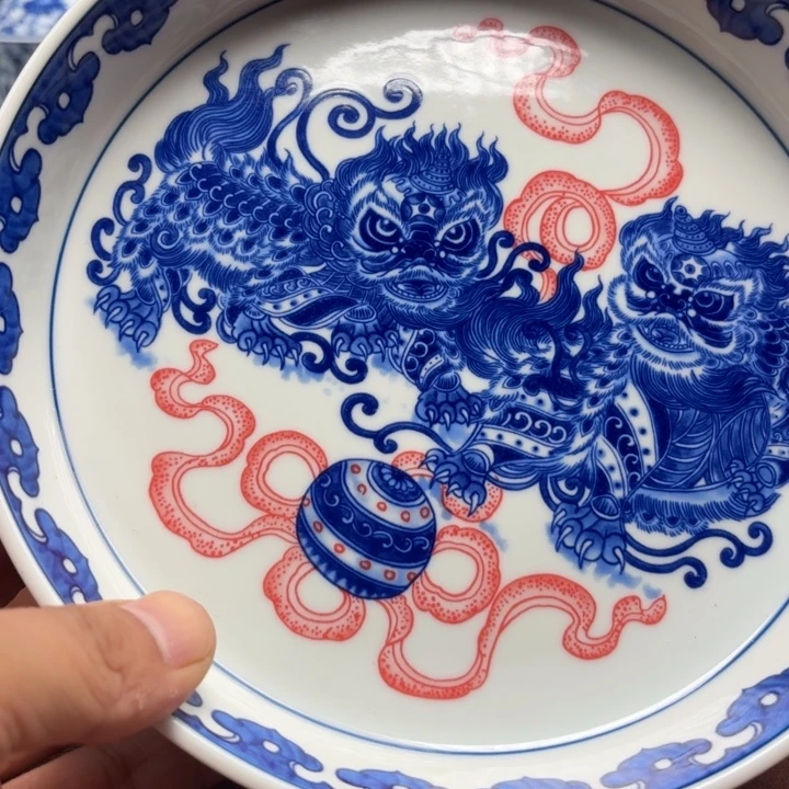 川***摆件狮子壶承景德镇发货