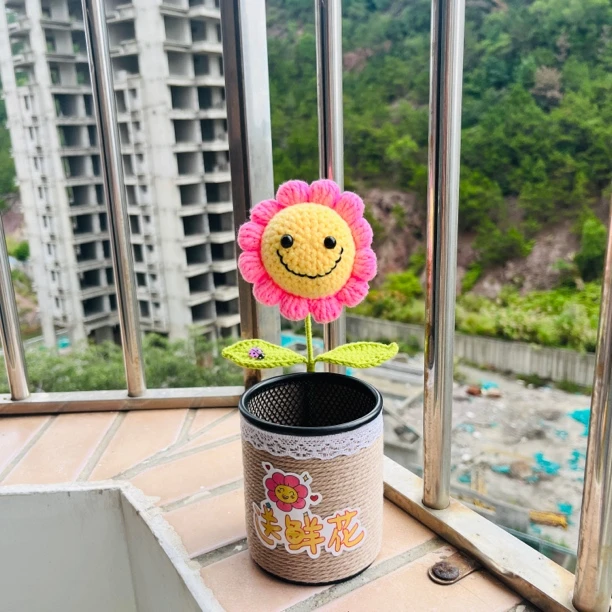 成品雪五线材手工勾织摆件礼物适合送朋友 老师  长辈的礼物