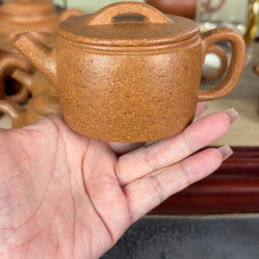 紫砂茶壶魏*森梨皮黄段汉瓦170