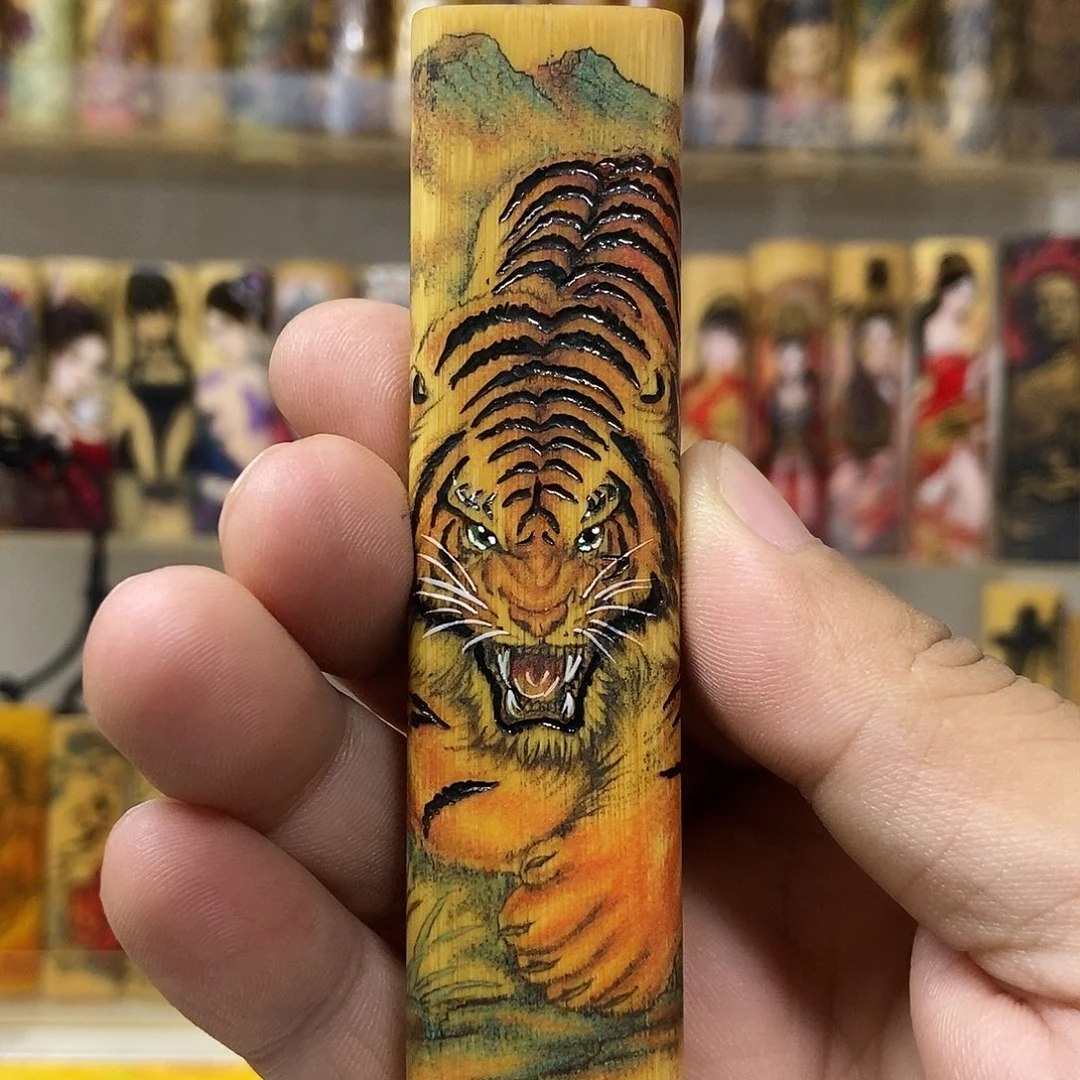 竹云海老师作品下山虎