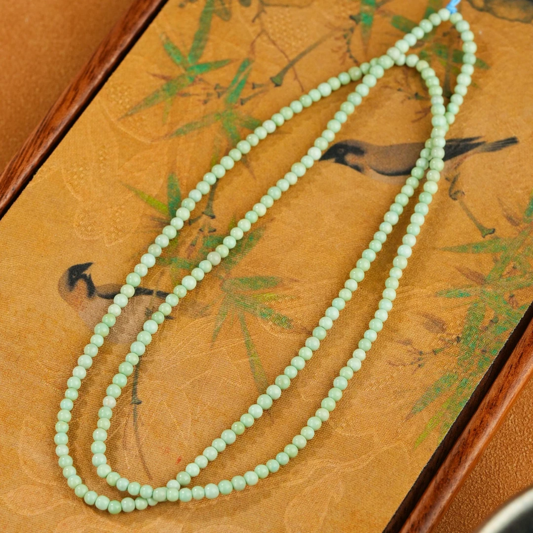 【见桃花珠宝】多样性发其一+绿松石+多圈+天然+圆珠+diy+多功能