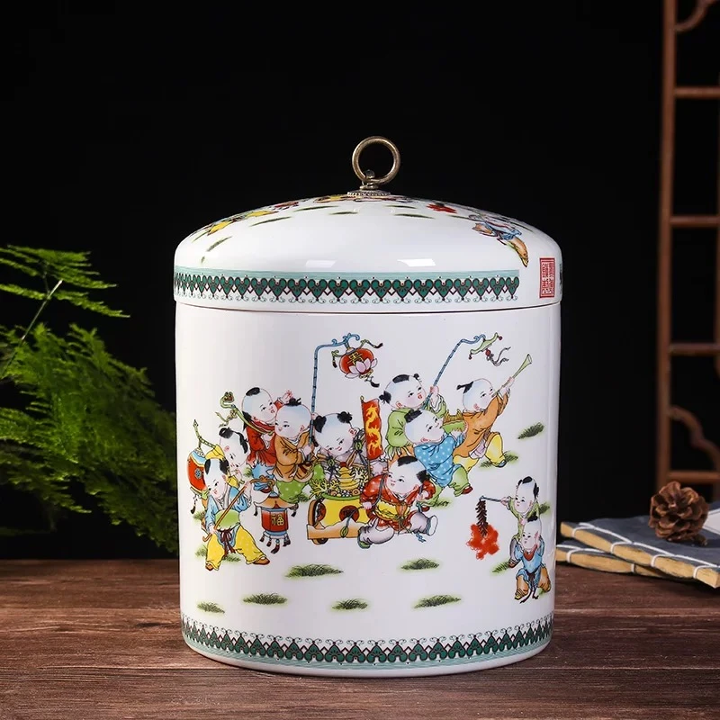 景德镇高温陶瓷摆件  罐子