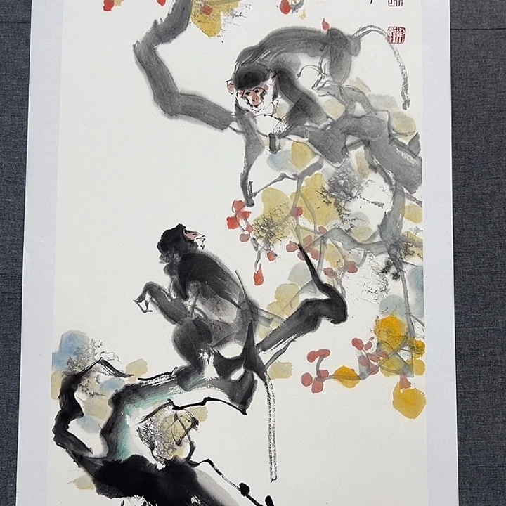 国画书画作品多次