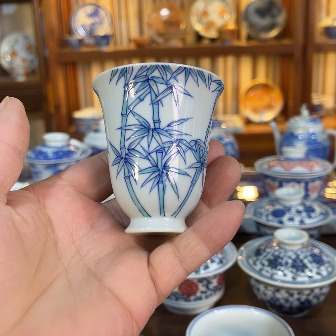 錡镇堂手工手绘绘杯