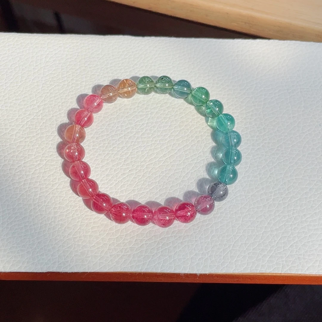 未镶嵌手链碧玺7.9mm左右