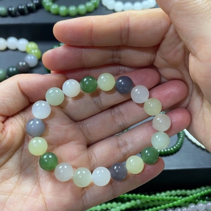 和田玉未镶嵌手链