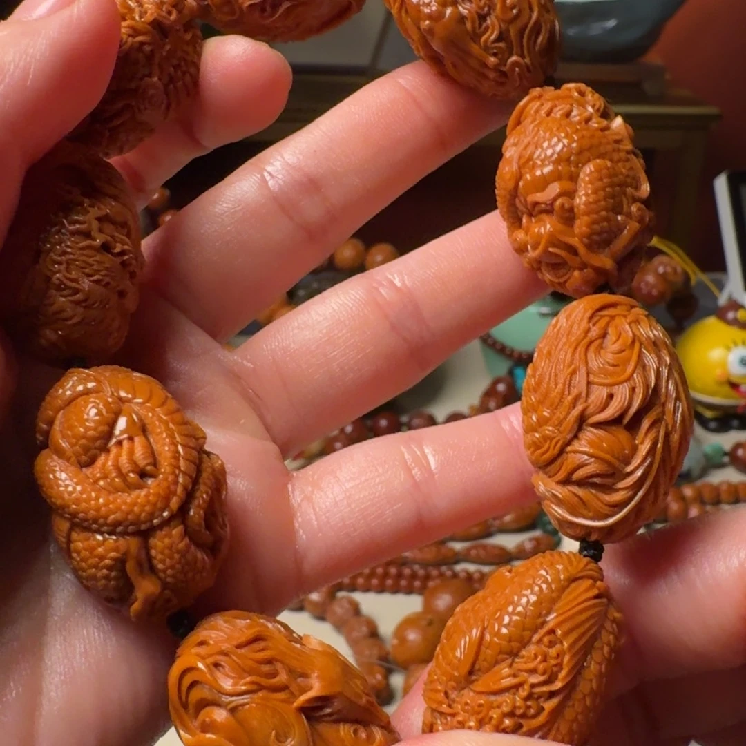橄榄核手串/手链手工山海经