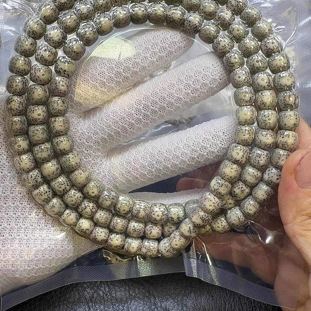 独***忆星月菩提手串10*9糯冰手串