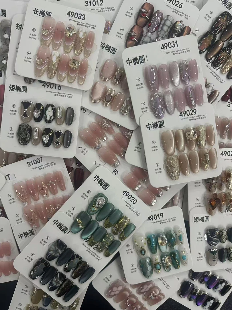 （对号拍49101-49150号链接）原创纯手工穿戴甲