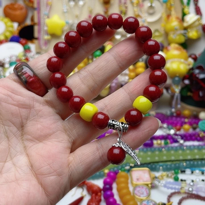 13号设计款红色手串