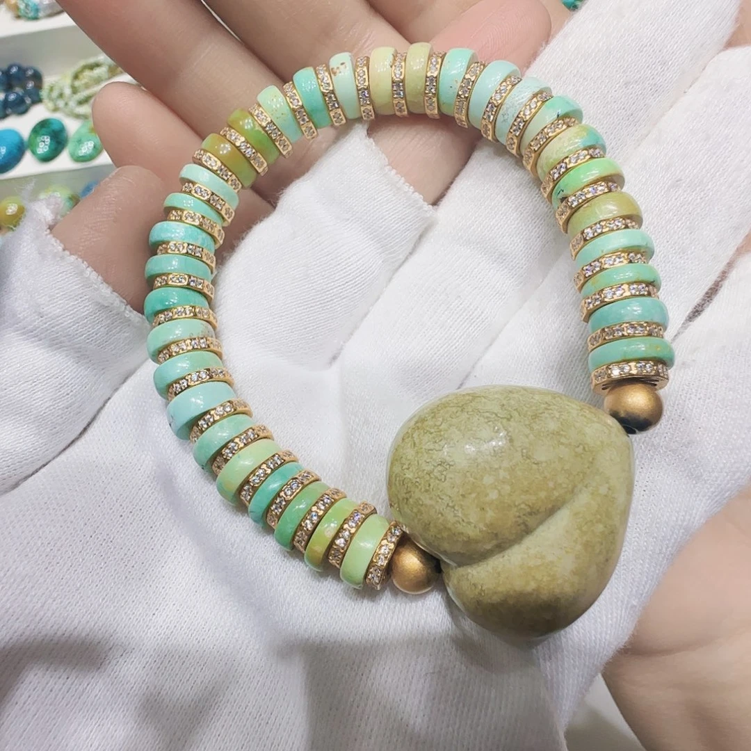 绿松石未镶嵌原矿绿松石