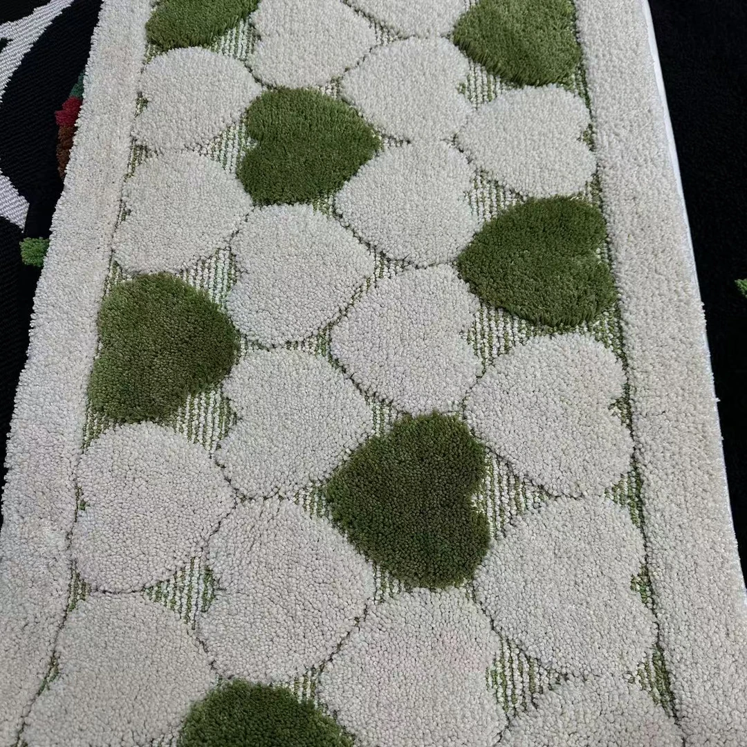 心形轻奢家用卧室床边毯飘窗垫加厚加密爱心亲肤柔软【60-180cm】