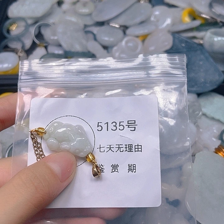 颈饰未镶嵌翡翠挂件