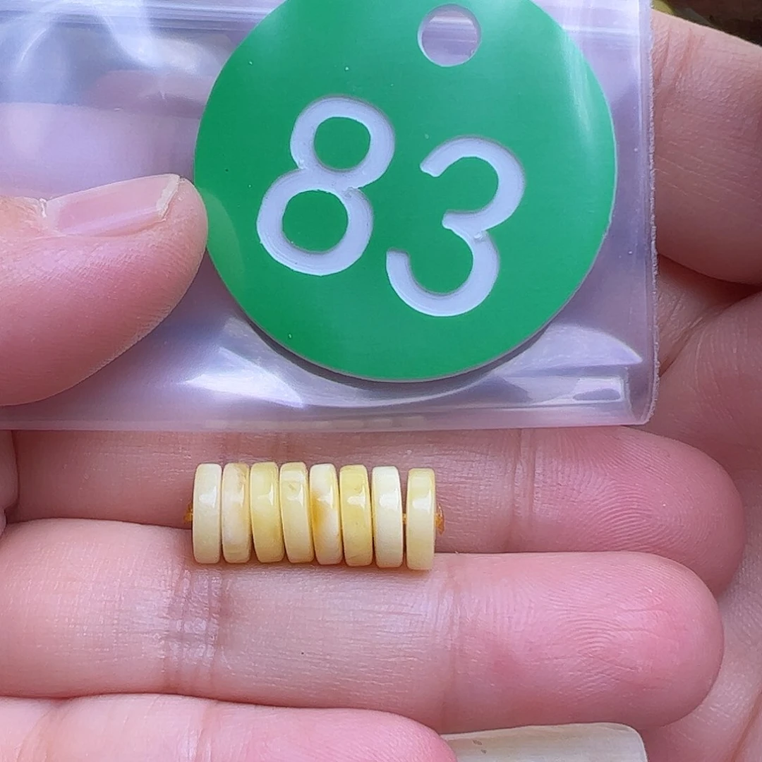 未镶嵌蜜蜡珠宝奇石8m m