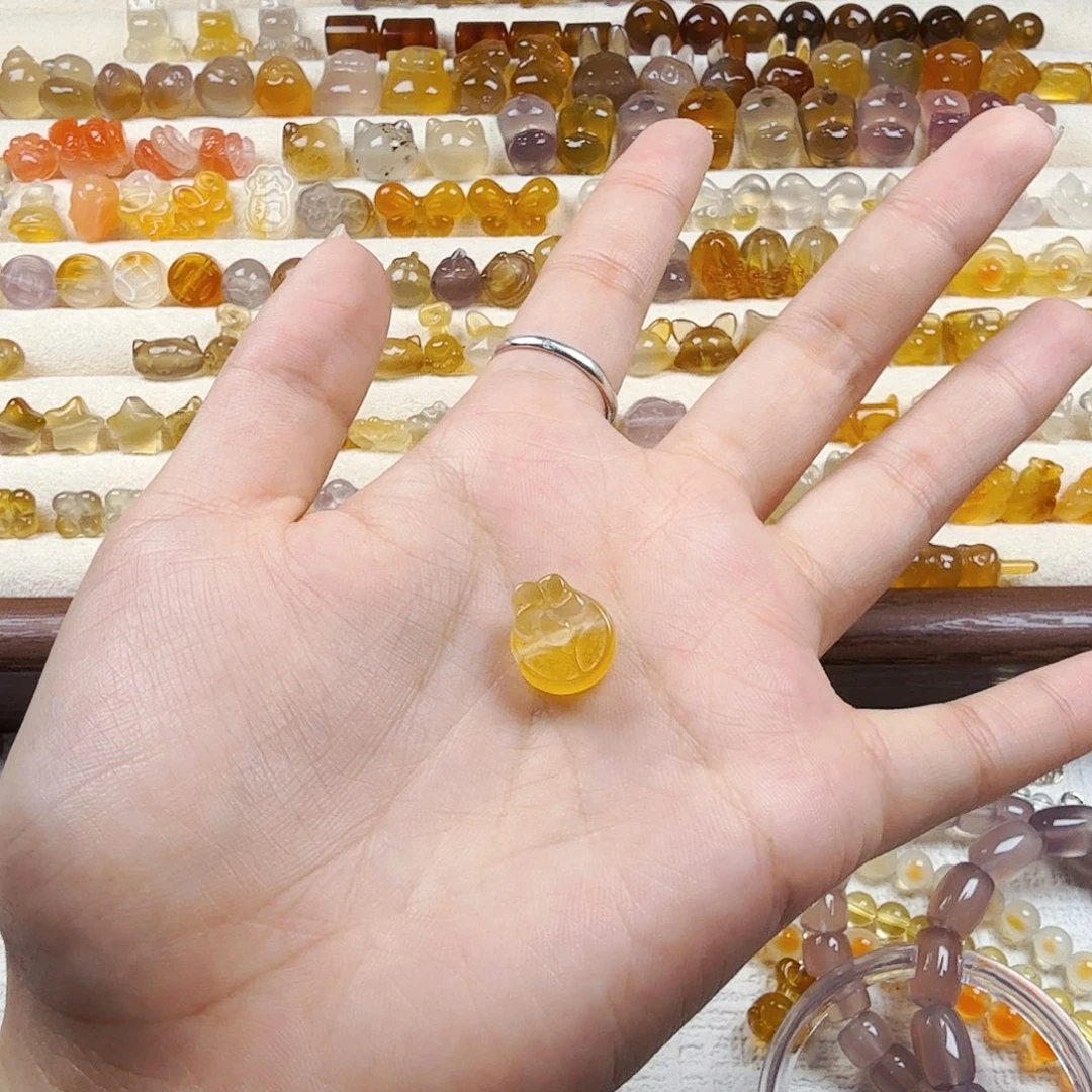 玛瑙/玉髓颈饰合金