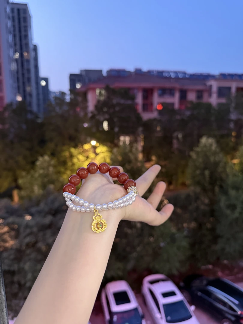 【莹莹专属】天然圆珠手串M4913