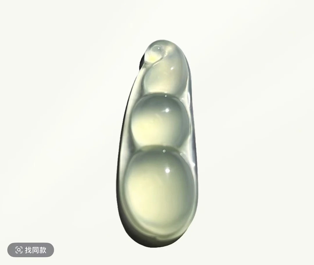 《抖音质检》天然四季豆加冰透大手串多样性发货发其一LX"