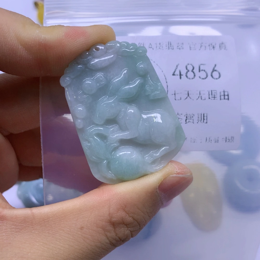 翡翠未镶嵌吊坠(不含链)翡翠