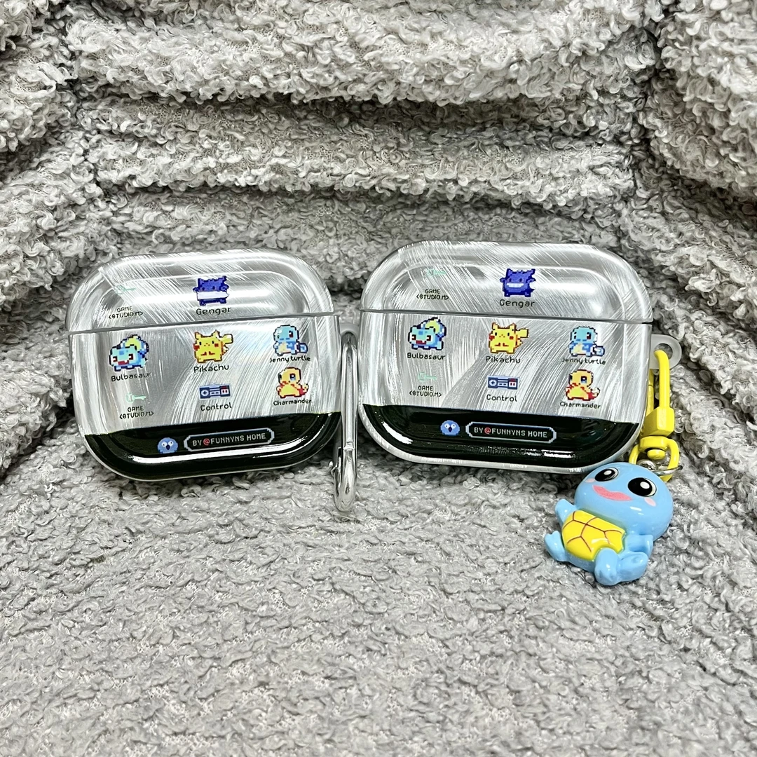 瑞馨宜杰尼龟适用于airpods4保护套airpodspro2保护套软苹果三代