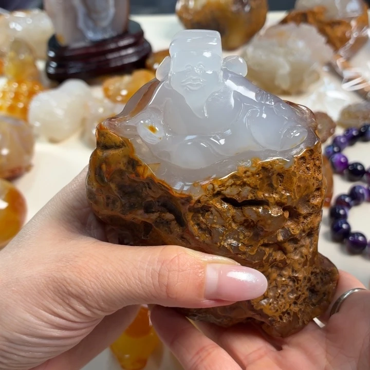 未镶嵌吊坠(不含链)玛瑙/玉髓