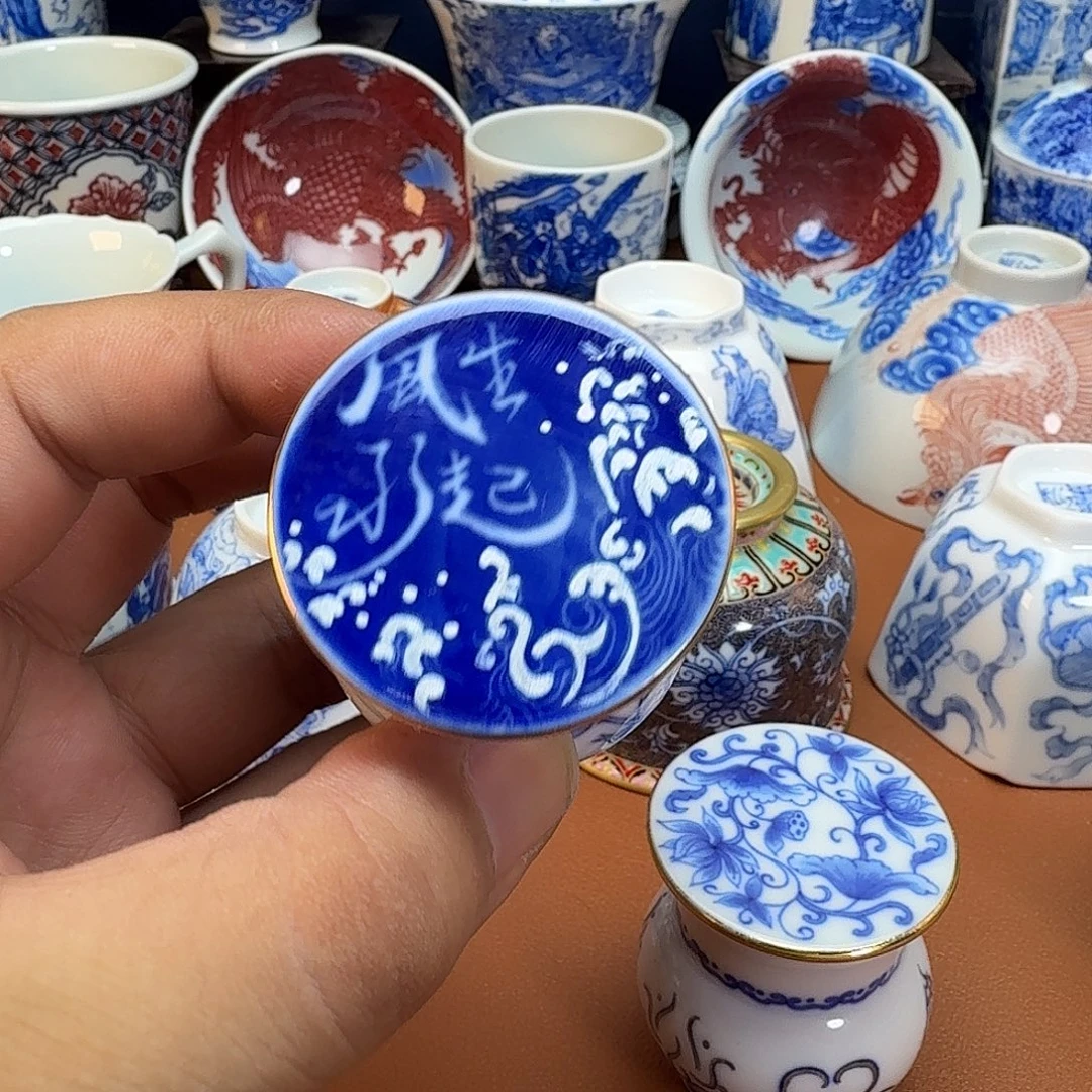 简***的杯子景德镇全手工手绘陶瓷