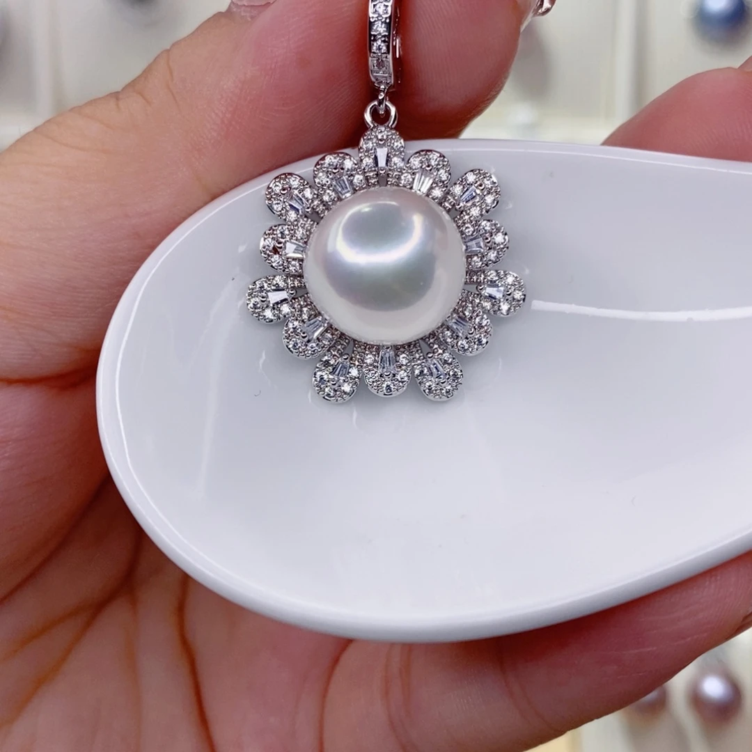 淡水珍珠未镶嵌吊坠(赠链)