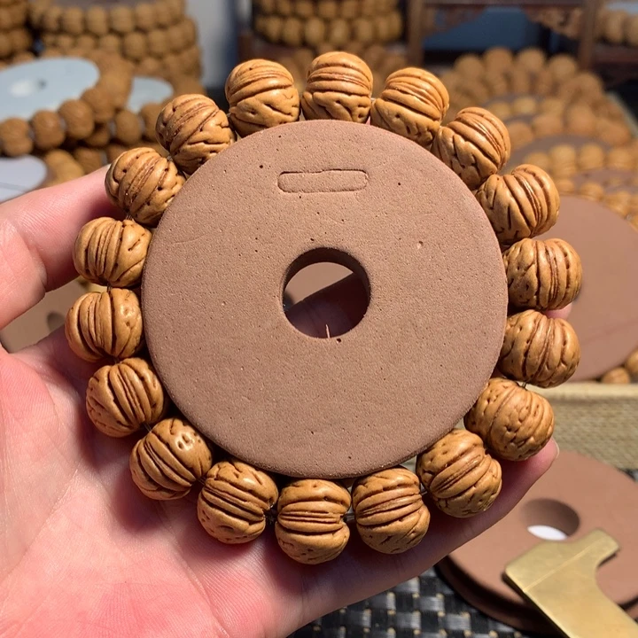 火***子桃核手串6#盘锦肌肉将军甲