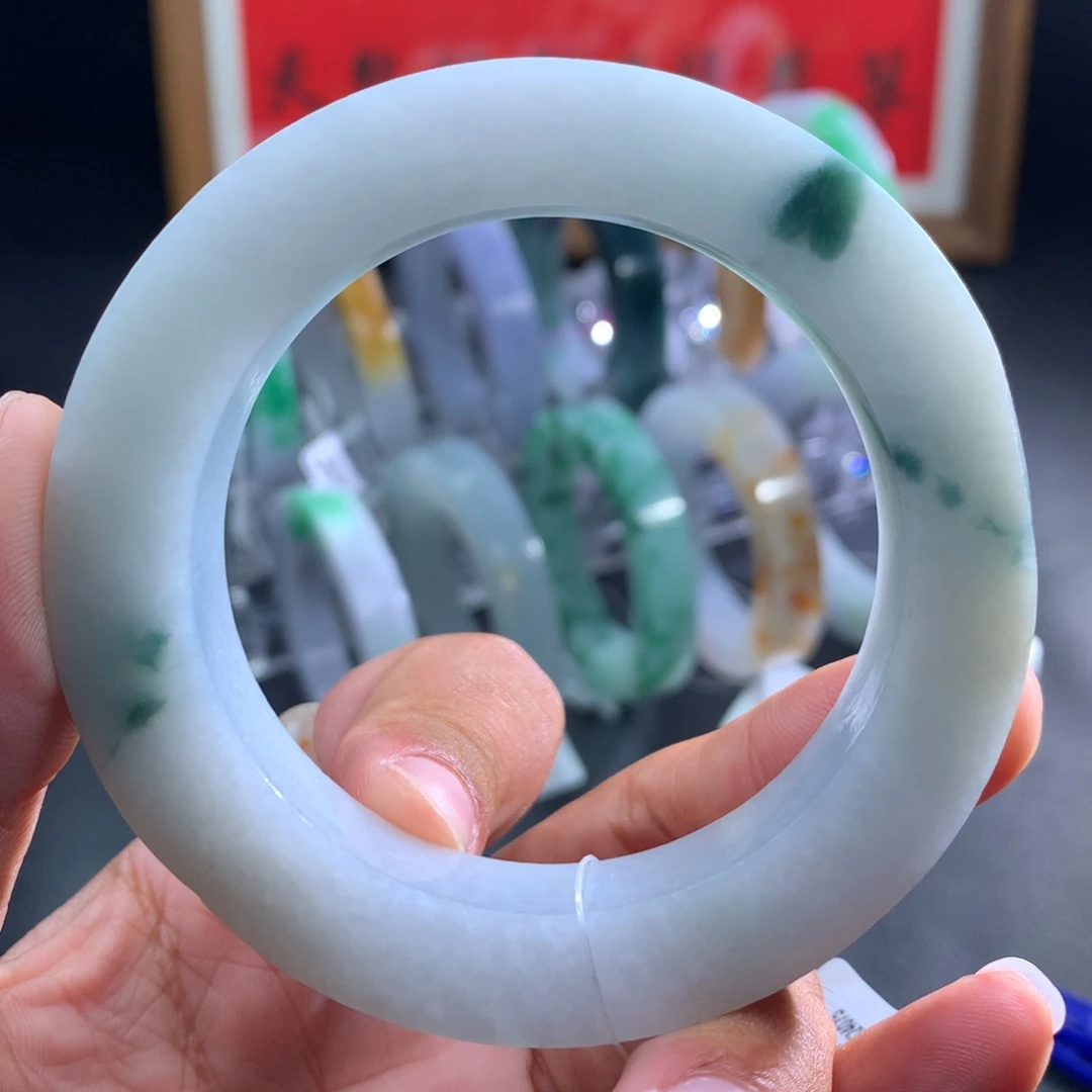 定制翡翠未镶嵌翡翠54-60圈口