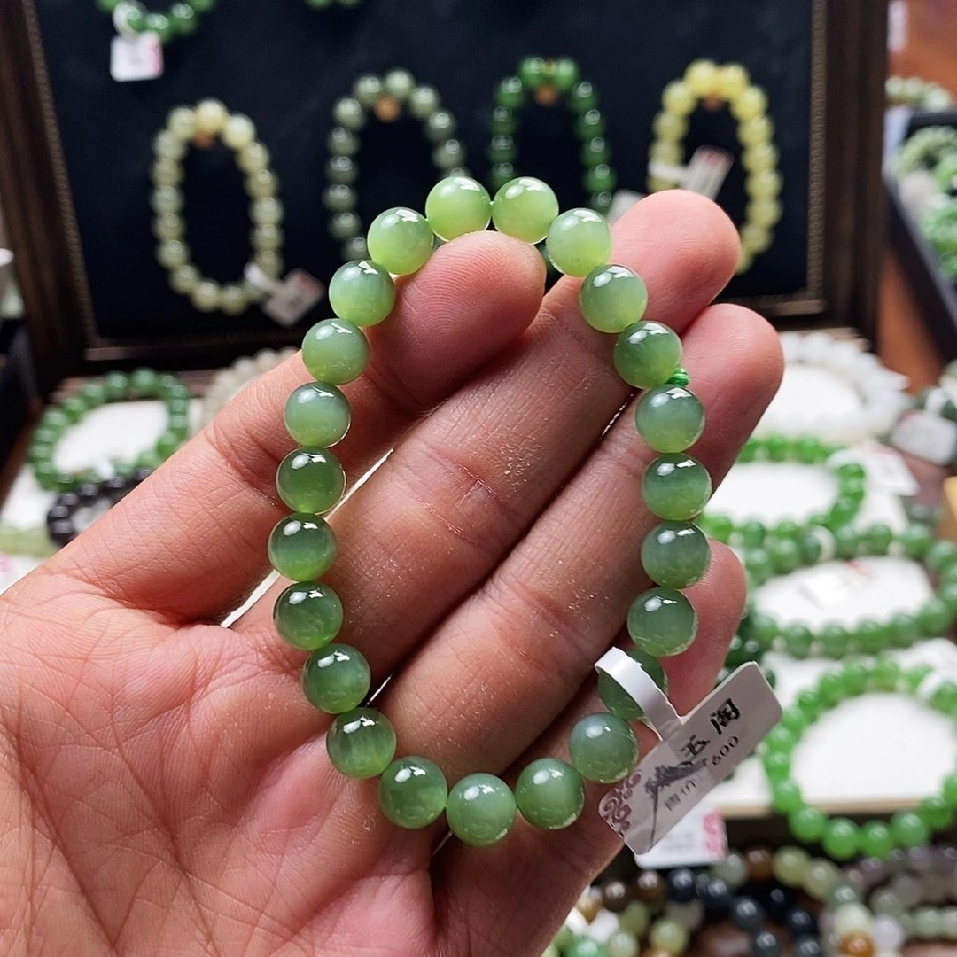 手串未镶嵌和田玉碧玉8