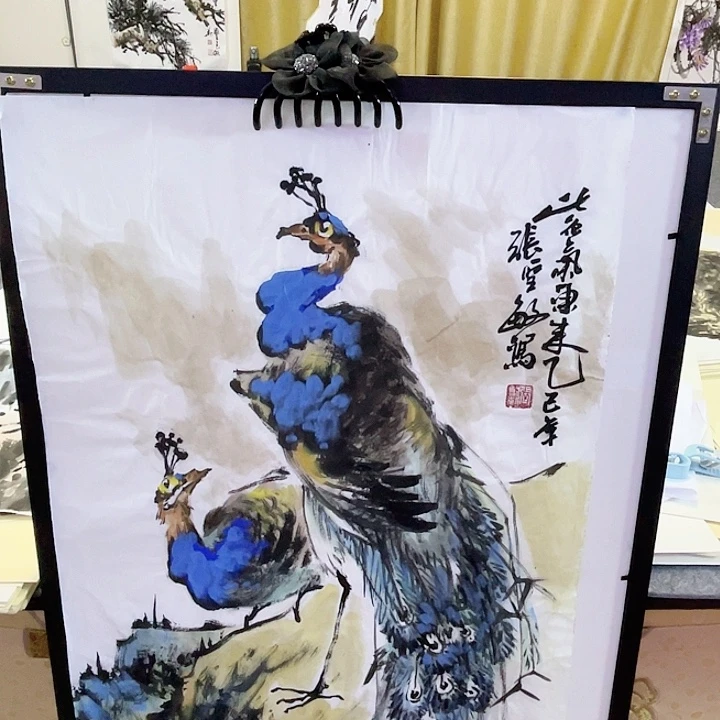 国画张圣敏先生纯手绘作品