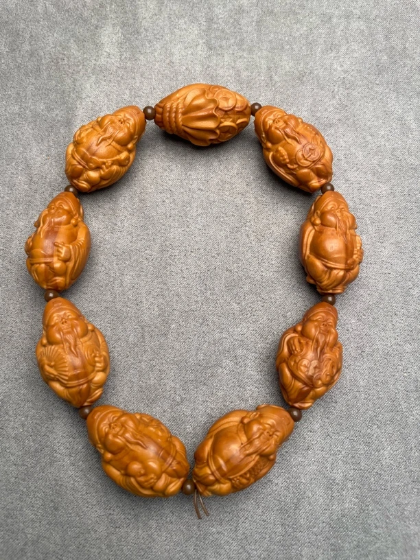 【上上签橄榄核雕】元甲财神橄榄核雕工艺 福利款