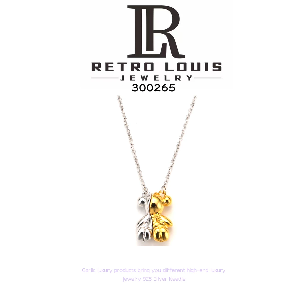 镀K金 RETRO LOUIS项链~300265（42+5cm）