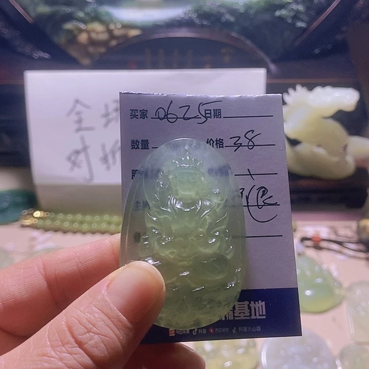 蛇纹石玉颈饰合金用****5