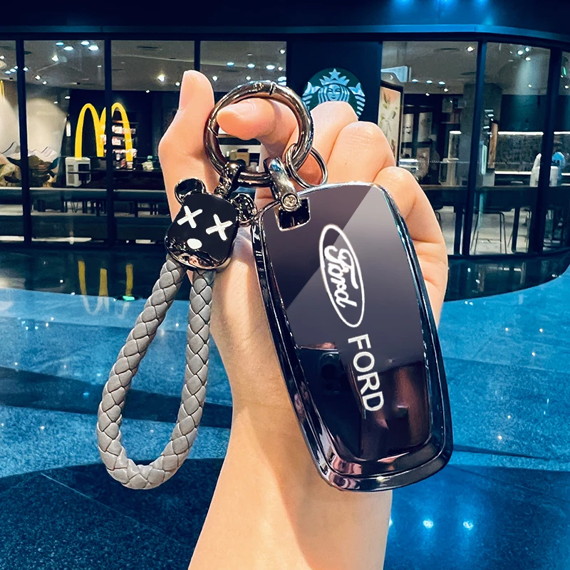 福特蒙迪欧钥匙套翼搏锐界全包探险者福克斯锐际车扣EVOS福睿斯壳