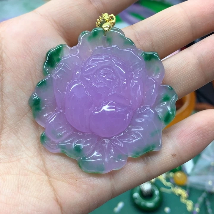颈饰未镶嵌翡翠吊坠