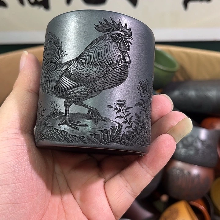 茶杯紫砂全手工紫砂主人杯