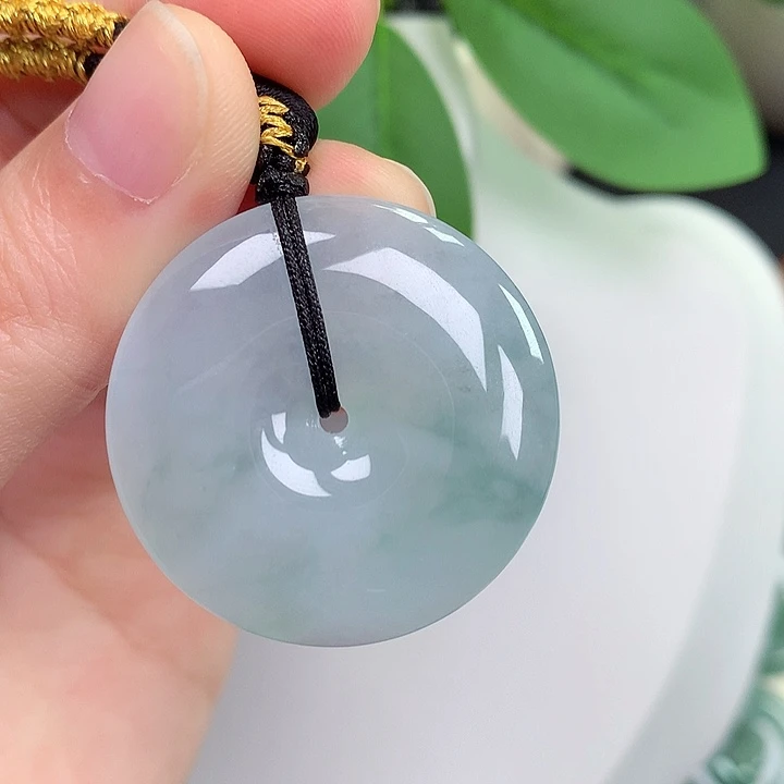 颈饰未镶嵌翡翠平安扣 33-6.4mm