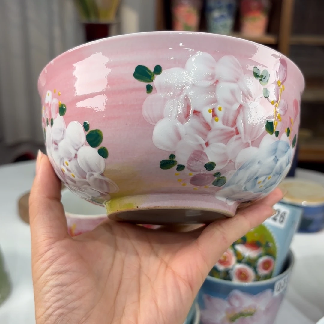景德镇手绘高温釉下彩陶瓷茶具