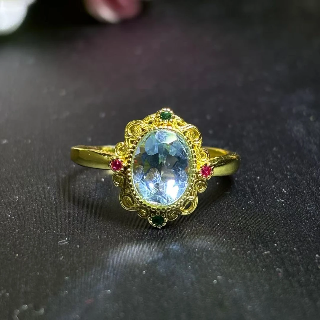 面面来财珠宝CT3181-托帕石戒指-活口-WR