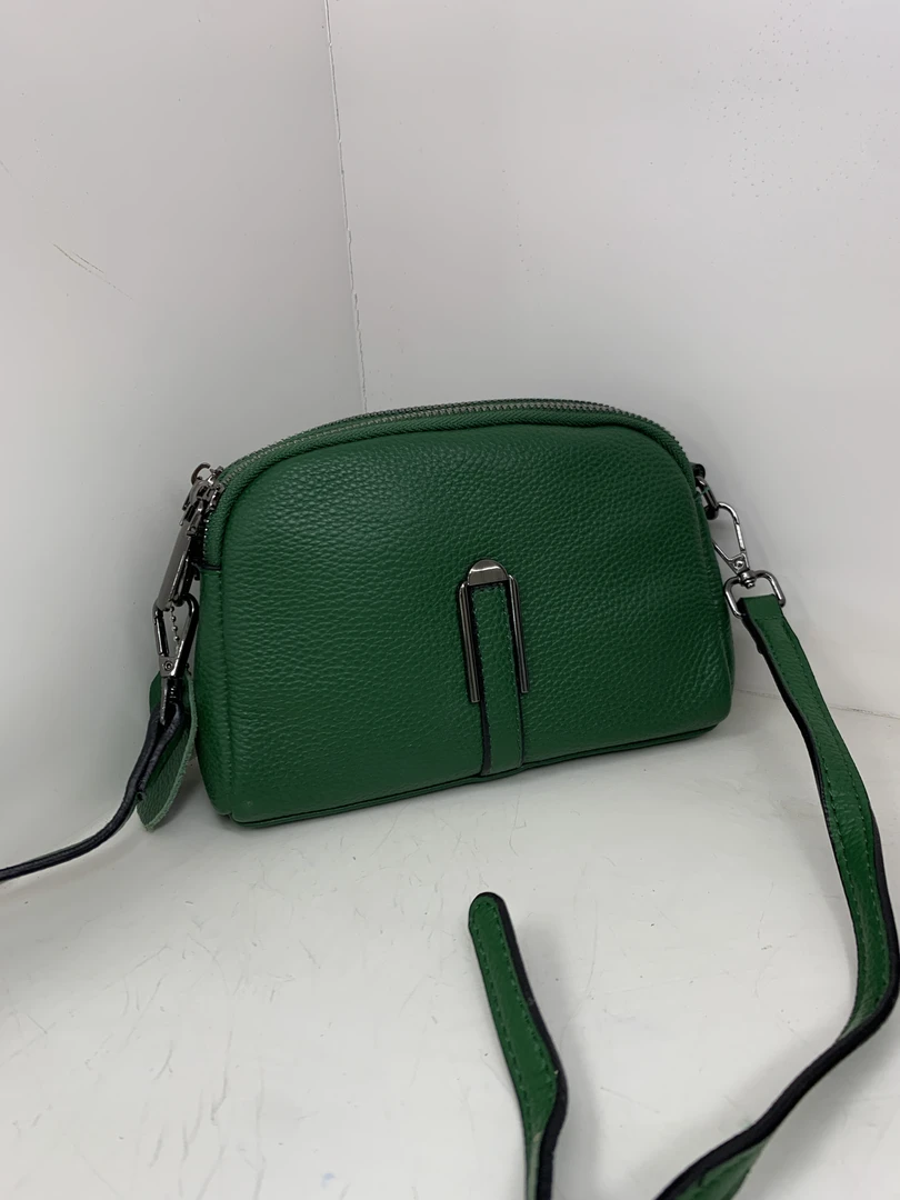 【头层牛皮】真皮女包单肩斜挎包双层20409