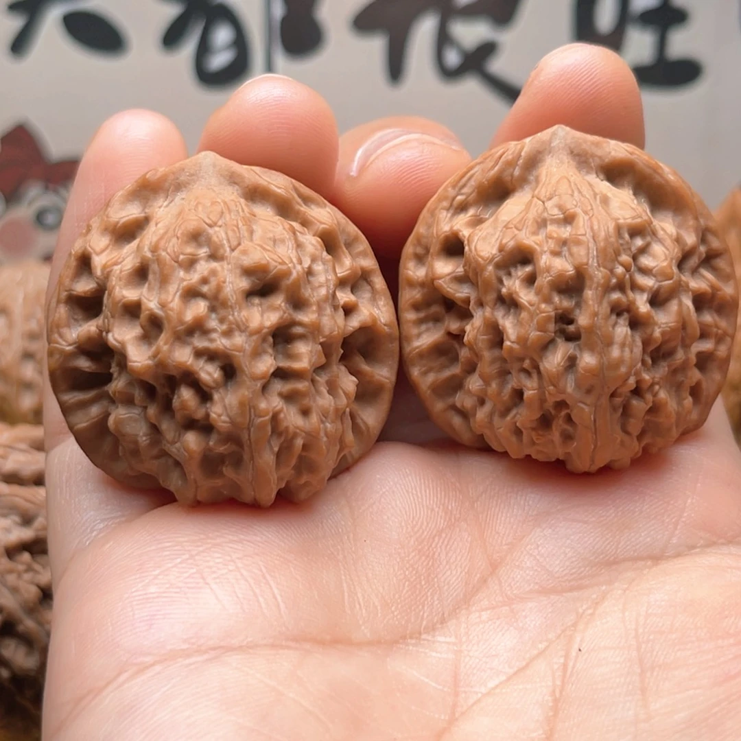 S***e吊坠文玩核桃36野生石子磨