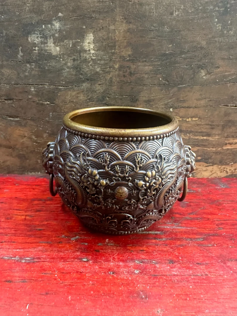 【闪购链接】双龙戏珠双耳缸