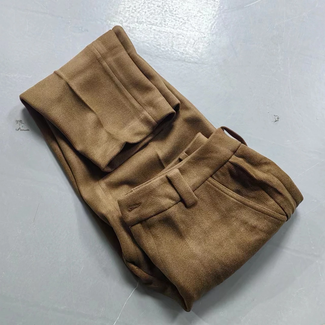 【南油玲姐】咖啡色休闲裤89062