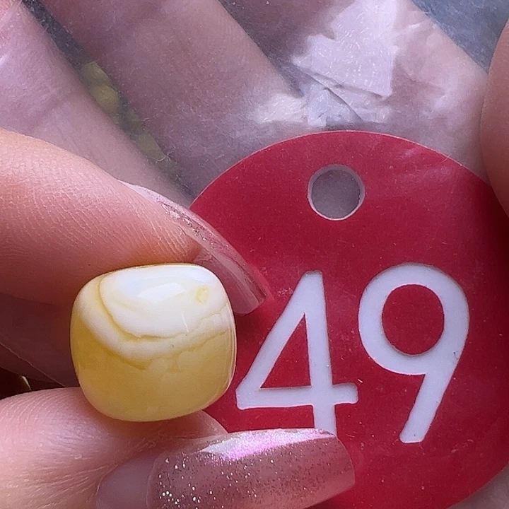 未镶嵌蜜蜡裸石12.4mm老型