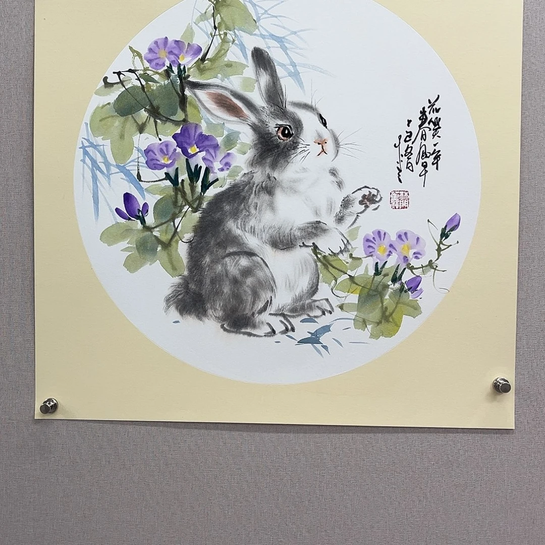 国画艺术家真人手绘