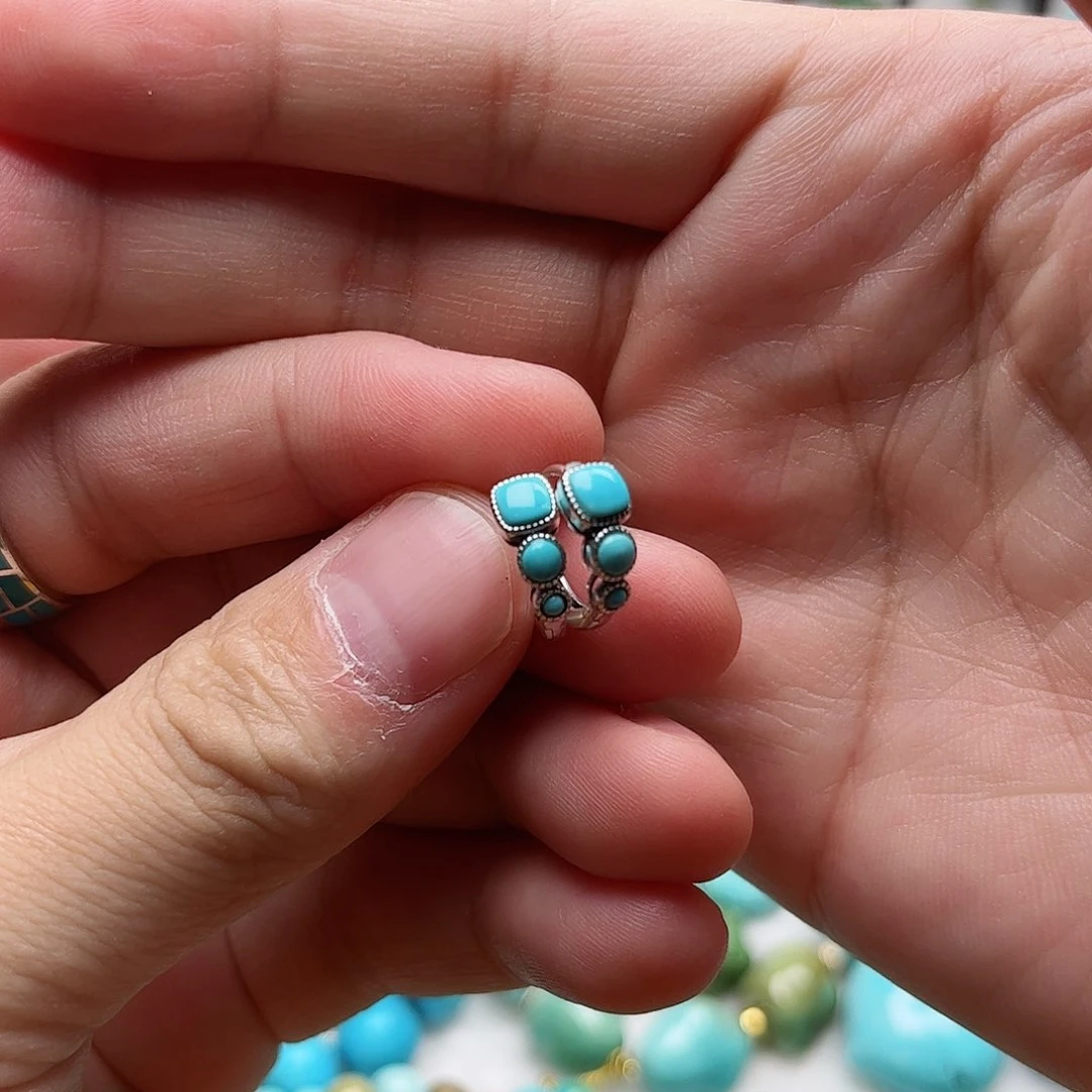 未镶嵌绿松石珠宝奇石