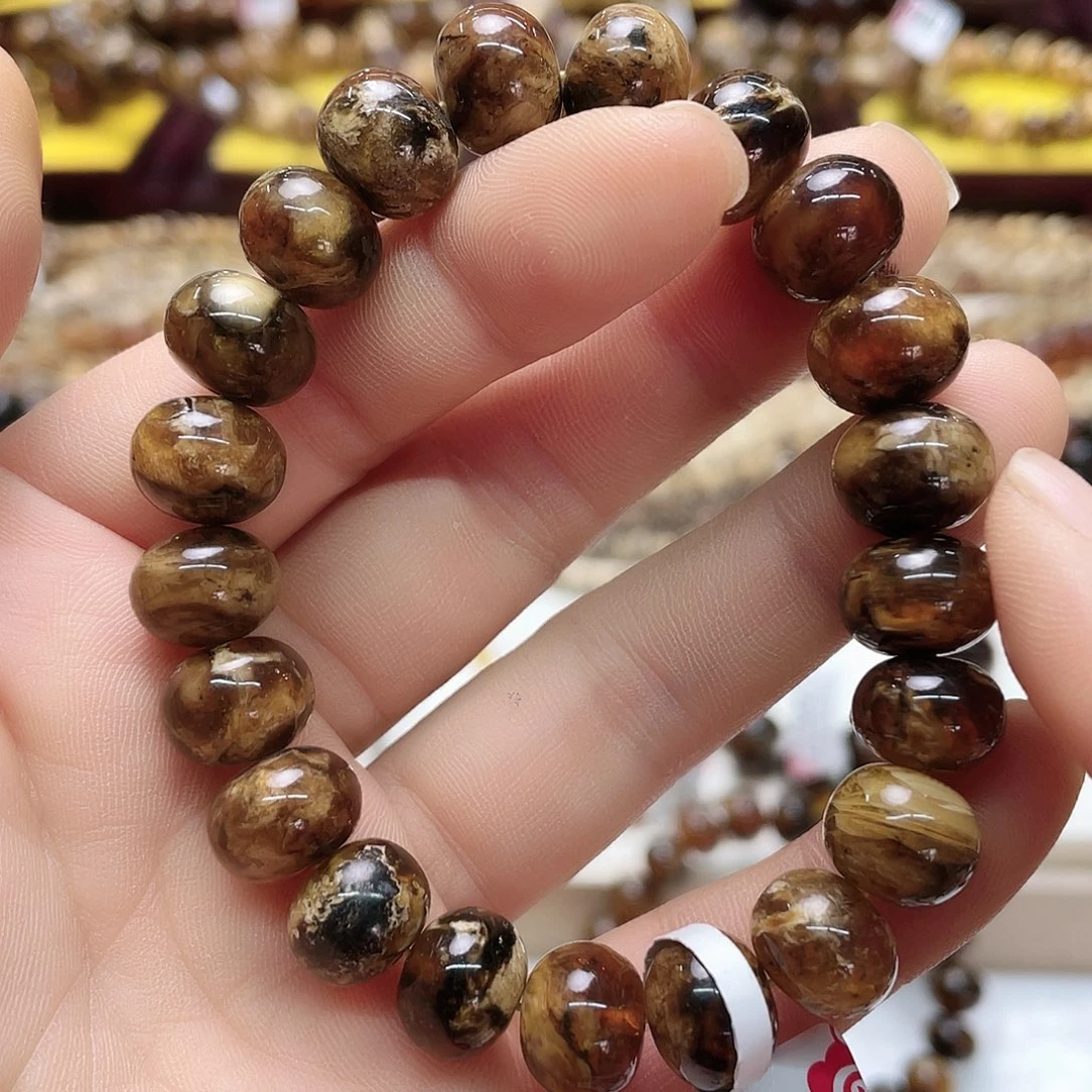 琥珀裸石未镶嵌十二